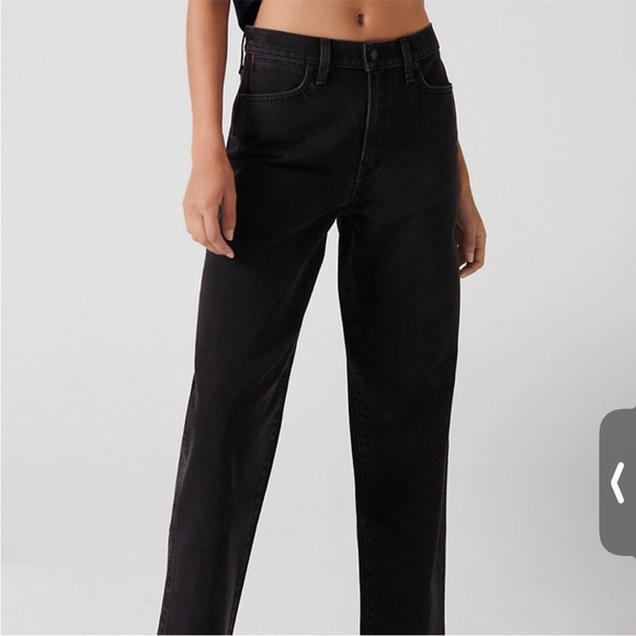 Sunday Best NWOT black high rise straight leg jeans - Picture 4 of 13